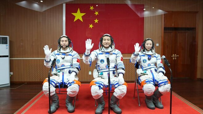 Shenzhou-13 manned spacecraft, matagumpay na inilunsad_fororder_1127962868_1634308278998_title0h