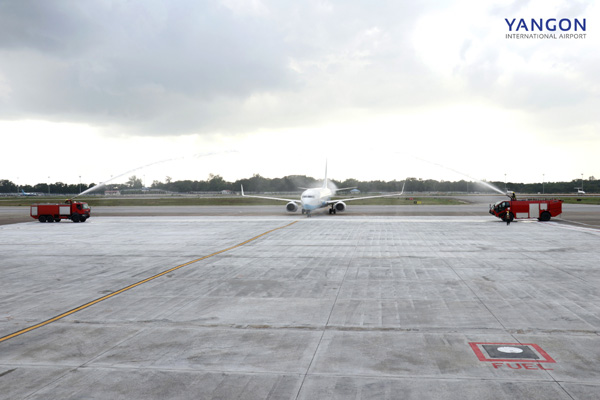 Unang direct flight sa pagitan ng Xiamen at Yangon, lumipad
