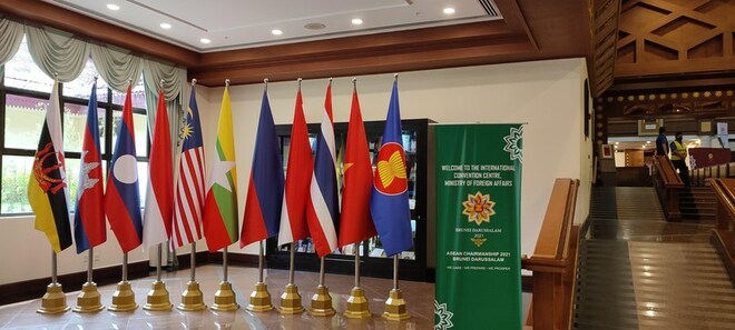 Ika-38 at ika-39 ASEAN Summit, binuksan sa Brunei_fororder_20211026ASEANSummit1
