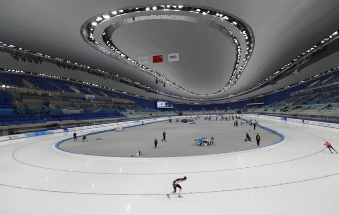 Beijing 2022 Winter Olympic Games: National Speed Skating Oval_fororder_ice ribbon 3