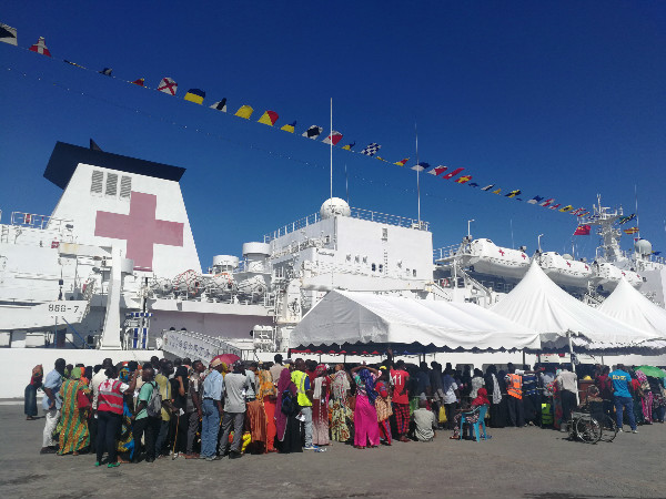 Makataong misyon sa Tanzania ng hospital ship na Peace Ark ng Tsina, natapos