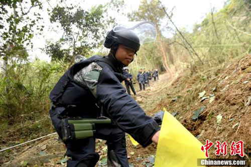 Bagong round ng mine clearing operation sa Guangxi, isinagawa