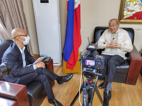 COVID-19, di-hadlang sa pagbuti ng bilateral na relasyon ng Pilipinas at Tsina