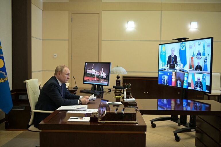Putin: Bölgede yeni renkli devrimlere izin verilmeyecek_fororder_20220110193619131