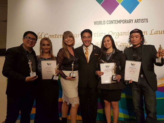 Jensen Moreno: Tinanggap ang World Contemporary Artists Emerging Souls WCA Special Award