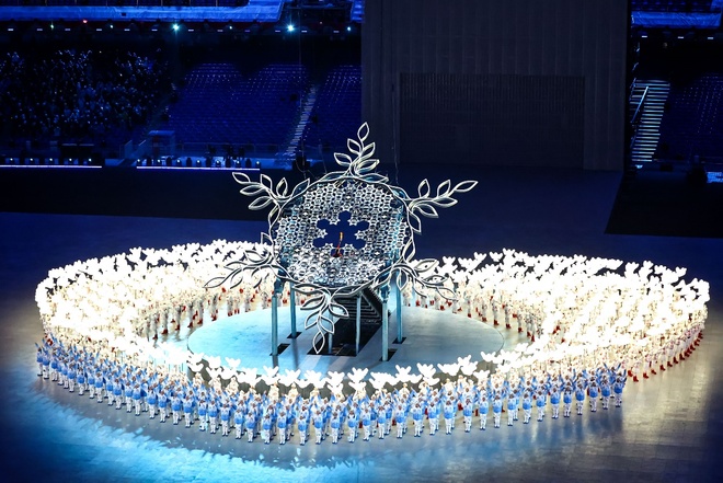 Espesyal na Olympic Cauldron, inihandog sa pagbubukas ng Beijing Winter Olympics_fororder_image017