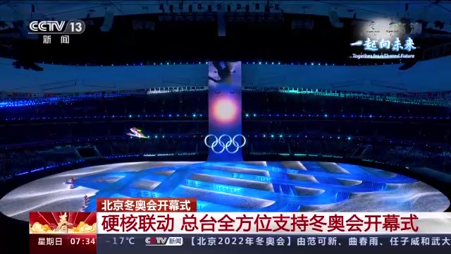 Mga tauhan ng China Media Group, nagbigay-ambag sa seremonya ng pagbubukas ng Beijing Winter Olympics