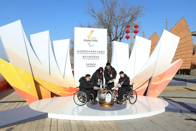 [Beijing 2022 Winter Paralympics] Apoy ng Beijing Winter Paralympics, manggagaling sa siyam na lugar_fororder_20220302Paralympics1