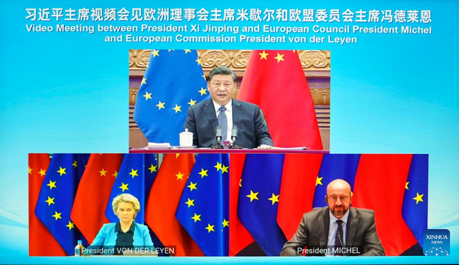 Xi Jinping: Tsina at Europa, kailangang ibigay ang mga matatag na elemento sa ligalig na kalagayan ng daigdig_fororder_fdc3075539754369a0f238b09a489195