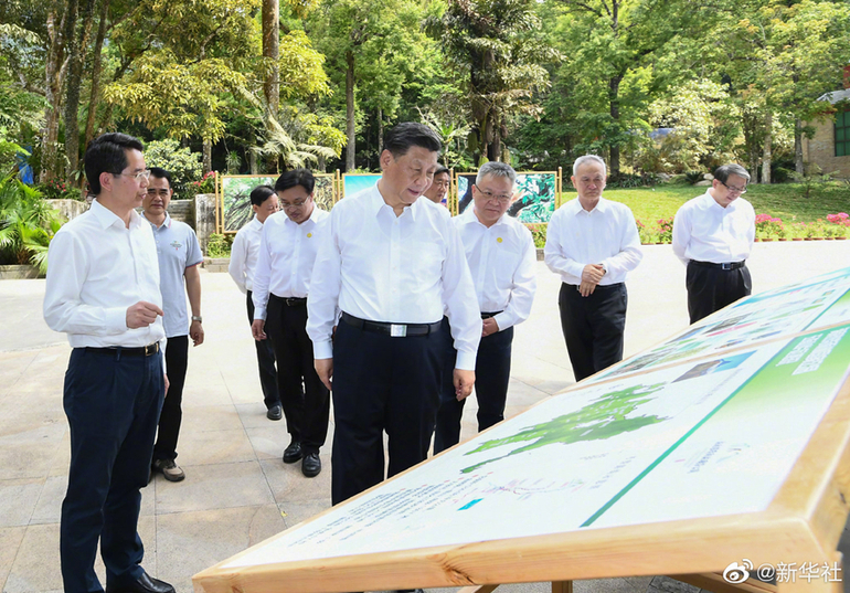 Xi Jinping, Hainan Tropikal Yağmur Ormanları Ulusal Parkı’nı ziyaret etti_fororder_wuzhishan 1