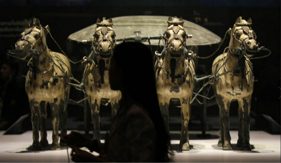 Mga mandirigmang terakota noong Dinastiyang Qin, itinatanghal sa Thailand