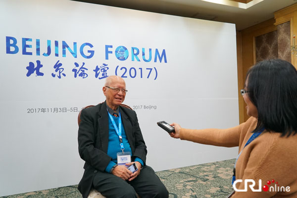 Fr. Bienvenido Nebres, ibinahagi ang magkakatuwang na pagtugon sa isyu ng gutom sa paaralan, sa Beijing Forum 2017