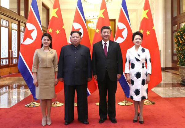 Xi Jinping at Kim Jong Un, nag-usap sa Beijing