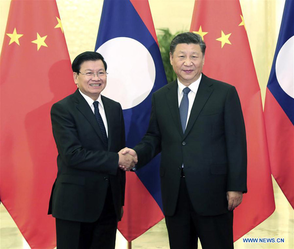 Xi Jinping: Tsina at Laos, nagkakaroon ng pinagbabahaginang kinabukasan